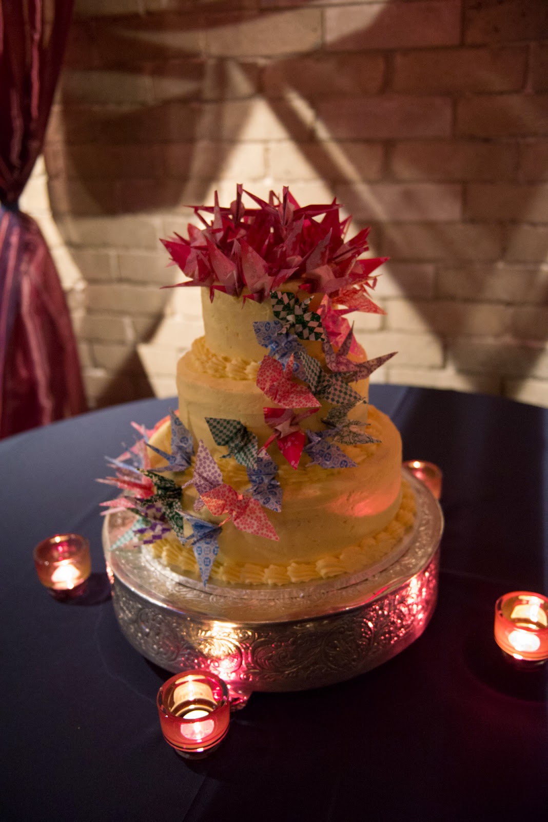 Origami wedding cake - cultivatedrambler.com