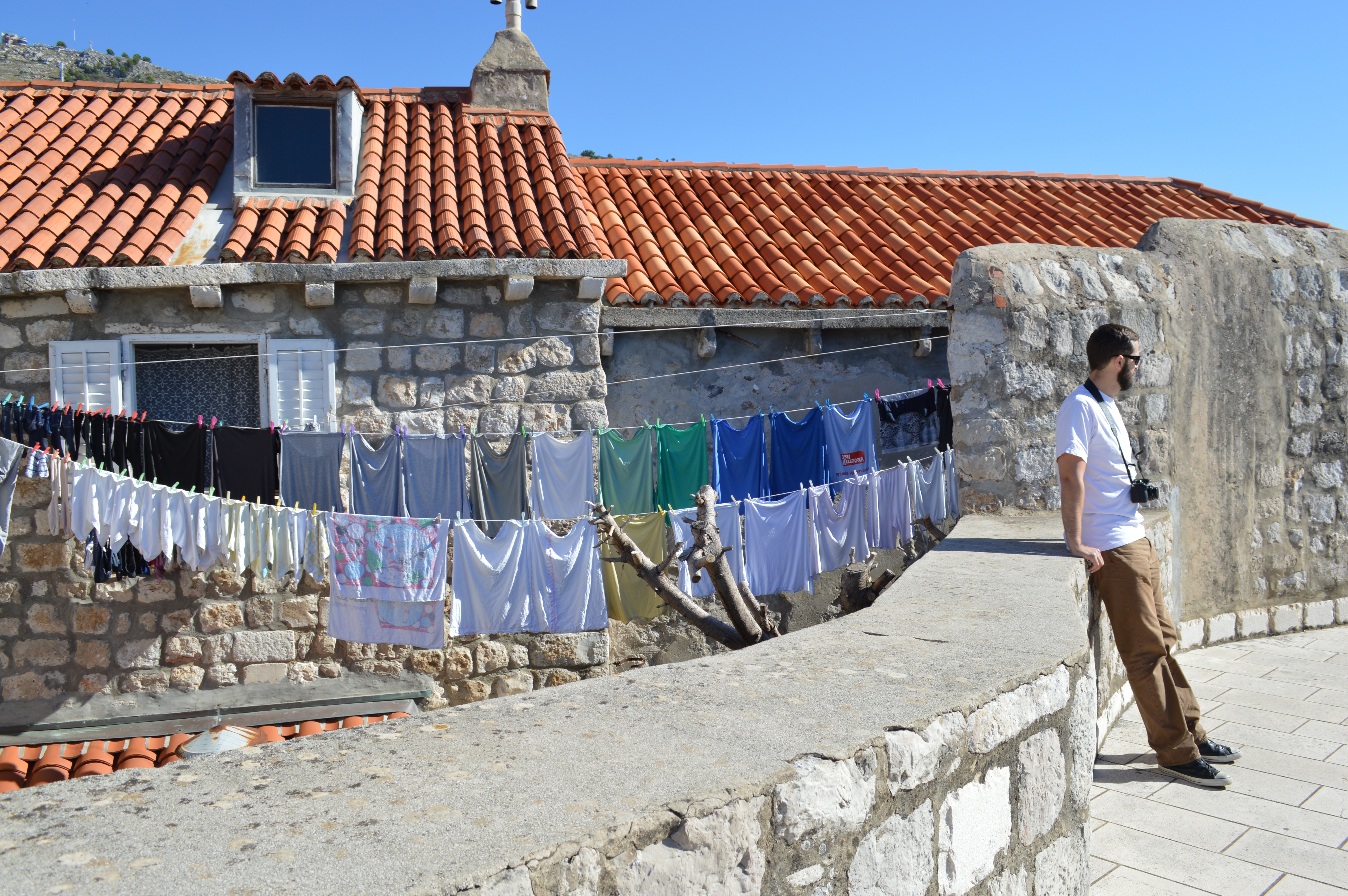 Hanging laundry, Dubrovnik - cultivatedrambler.com